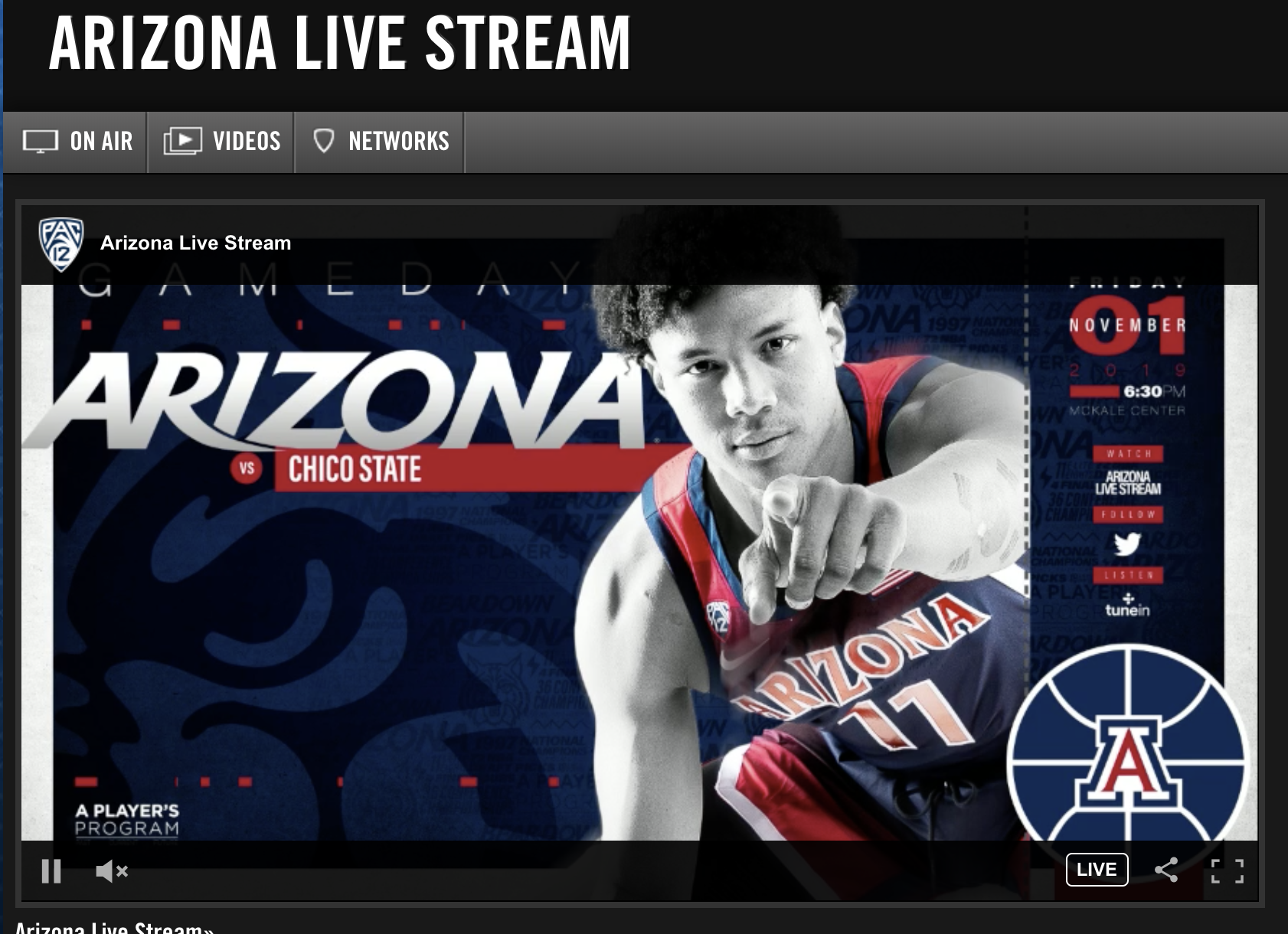 Live stream